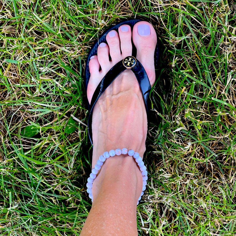 Kate Spade Sandals/Flip Flops/Thong black 8.5 wedge platform